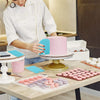 Reusable Silicone Piping Bag and Nozzle Set for Cake Decorating