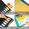 A4 File Organizer with Monthly Dividers and Color-Coded Tabs