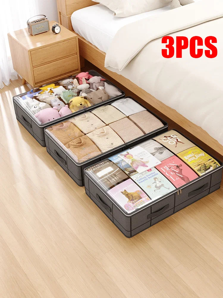 Under-Bed Storage Bag with Clear Window