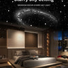 Bedroom decor starry sky ceiling light illuminating a modern bedroom with soft lighting.