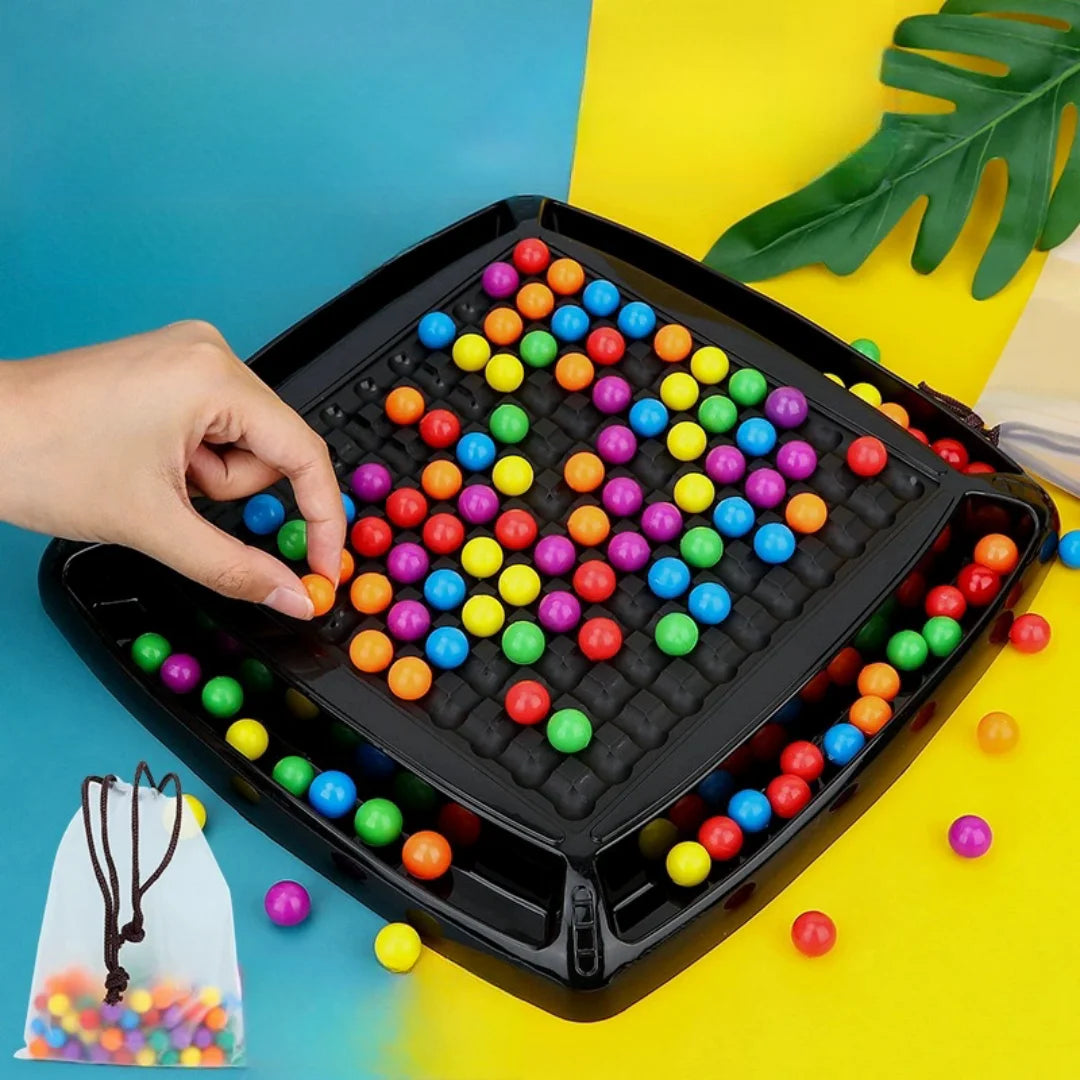 Rainbow Ball Elimination Board Game for Family Fun