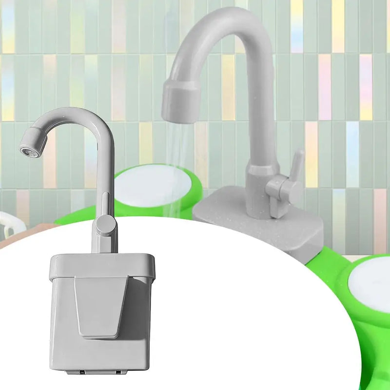Interactive Electric Faucet Toy with Water Circulation