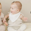 100% Cotton Muslin Baby Bibs with Adjustable Snaps – Multi-Use Drool & Burp Cloths (10/20/30 Pack)