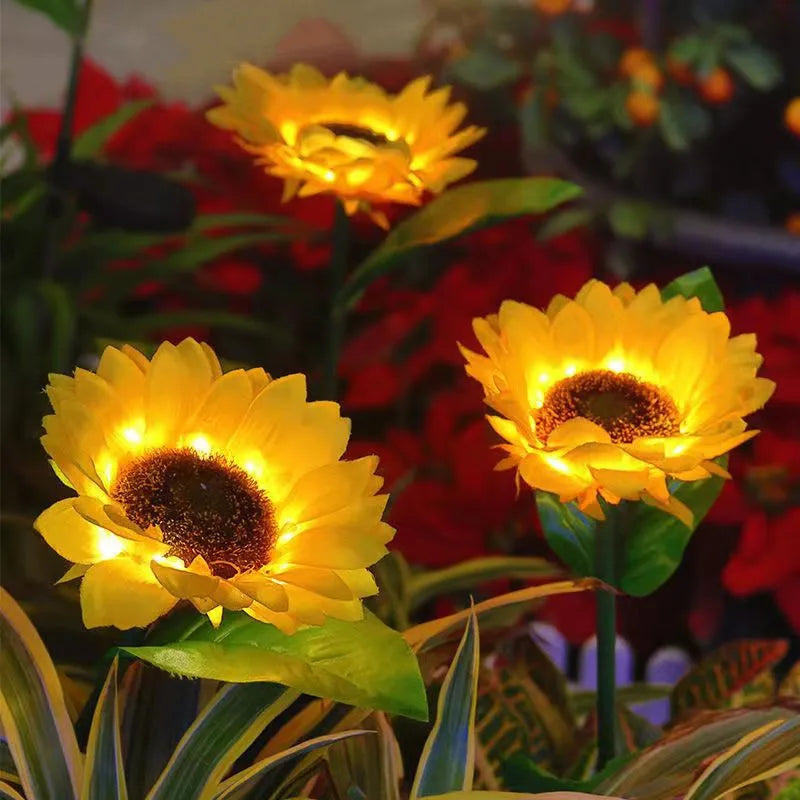 Lumière de Jardin en Soleil Levant LED à Énergie Solaire