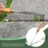 Stainless Steel Crevice Weeder with Wooden Handle