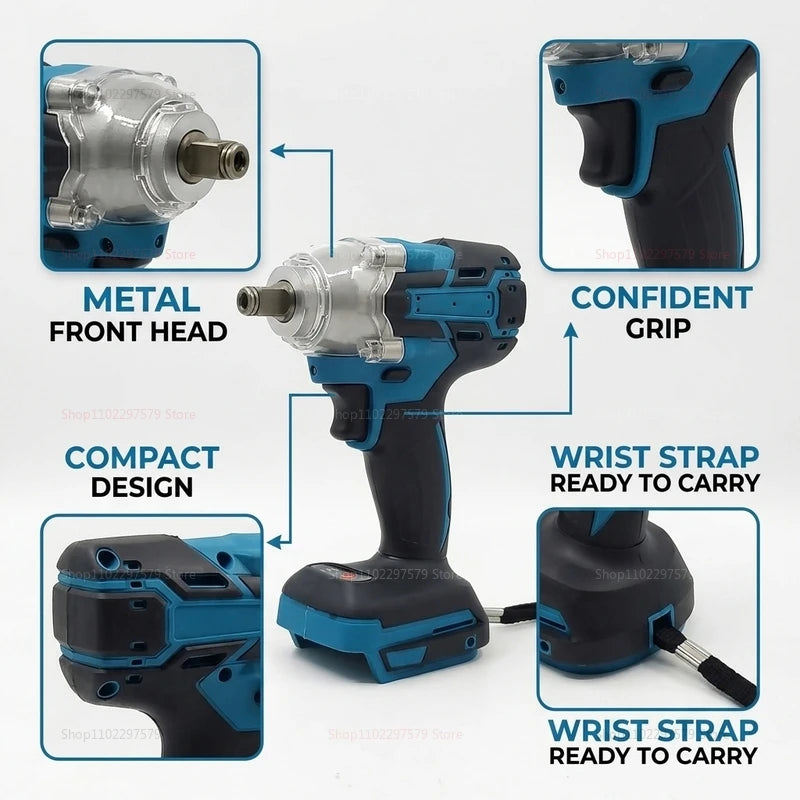 Cordless Impact Wrench for Automotive & DIY Repair