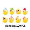 Glow-in-the-Dark Mini Duck Figurines for Garden & Décor