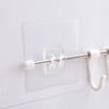 Clear Self-Adhesive Hooks (2-Pack)