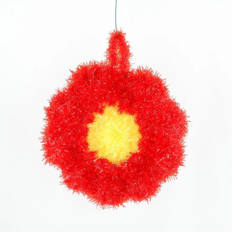Floral Kitchen Scrubber Sponge – Non-Scratch Scouring Pad for Dishes, Pots & Pans