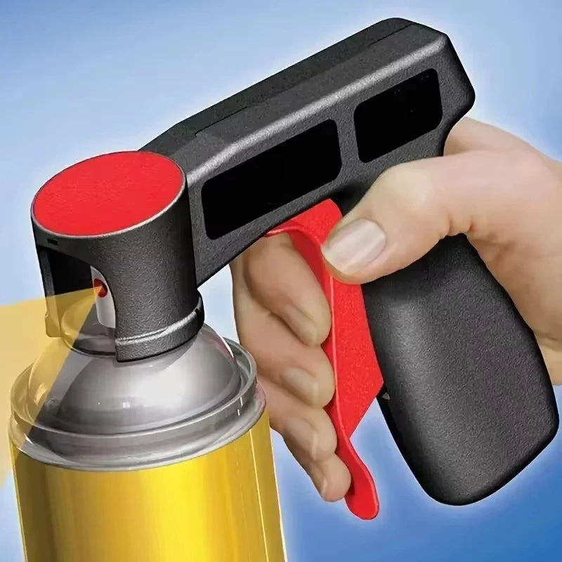 Reusable Universal Spray Paint Handle for Car Care & DIY