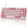 VK75 Wired Mechanical Gaming Keyboard with Hot-Swap Switches and Control Knob