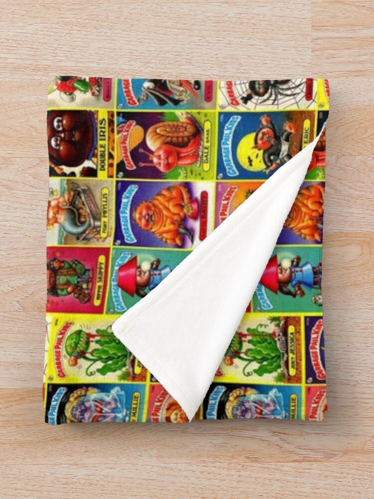 Garbage Pail Kids Retro Throw Blanket – Super Soft Microfiber