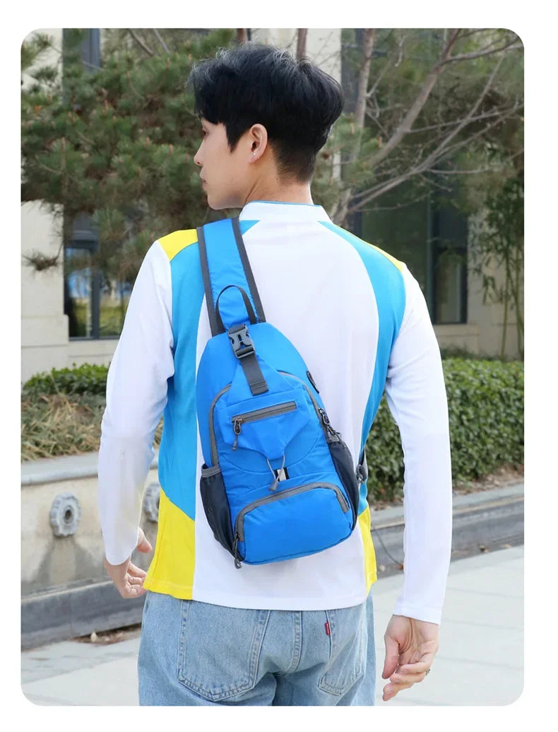 Waterproof Nylon Sling Chest Bag