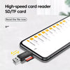 2-in-1 USB-C & USB-A SD/TF Card Reader