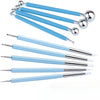 9-Piece Clay Sculpting and Dotting Tool Set