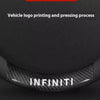 Carbon Fiber Leather Steering Wheel Cover for Infiniti Models
