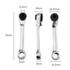 Double-Headed Mini Ratchet Wrench