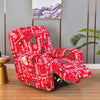 Printed Recliner Cover with Side Pocket — 4-Piece Set