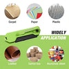 Folding Utility Knife 3-Pack with Quick-Change Blades and Belt Clip