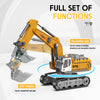 Mini Alloy RC Excavator with Light & Sound