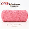 Elastic T-Shirt Yarn for Crochet and Knitting (2-Pack, 50m Each)