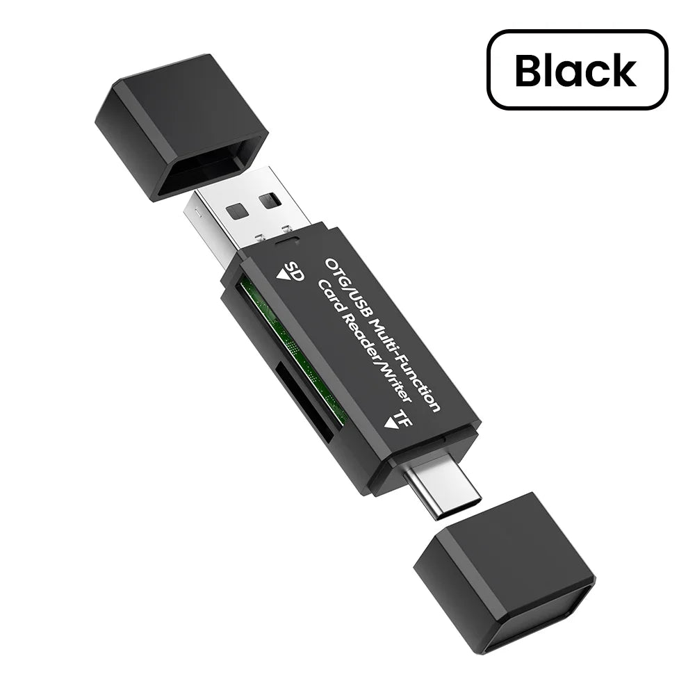 2-in-1 USB-C & USB-A Memory Card Reader