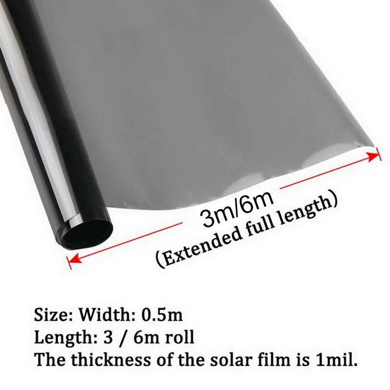 Reflective Silver Window Film for Privacy and Heat Reduction