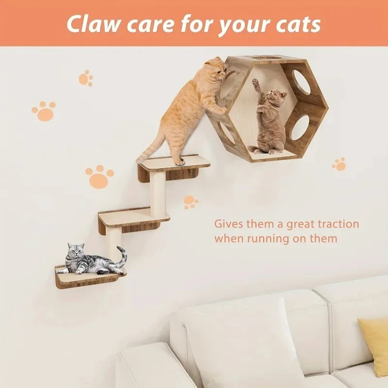 Alfombrilla Rascadora Adhesiva para Gatos