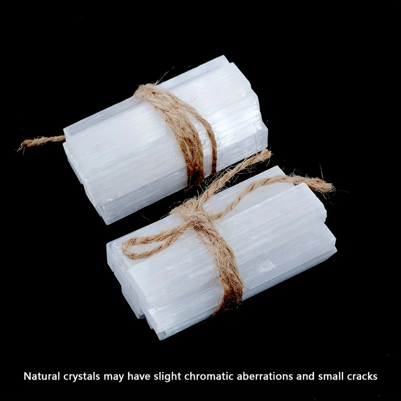 Natural Selenite Crystal Wand