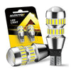 T15/912/921 LED Reverse Light Bulbs – 6000K White, Canbus Error-Free (2 Pack)