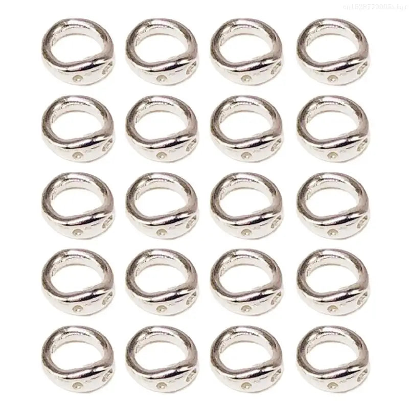 Double Hole Connector Rings for Jewelry Making