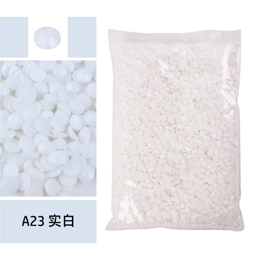 Jelly AB Flatback Resin Rhinestones (2-6mm)