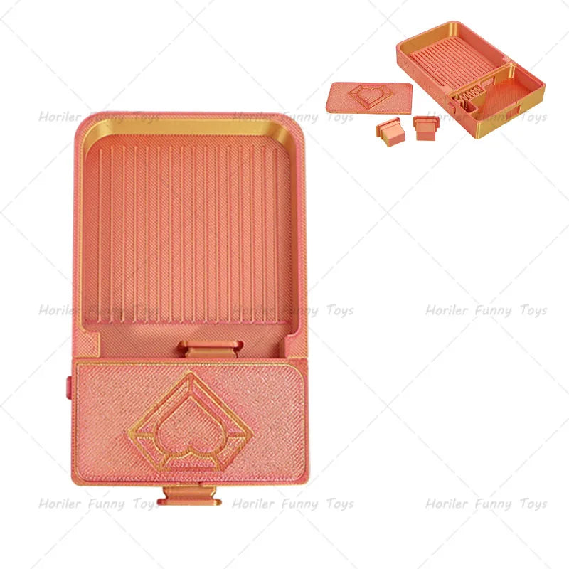 Kit de peinture de diamants rose avec couvercle et petits accessoires pour la création et le perlage.