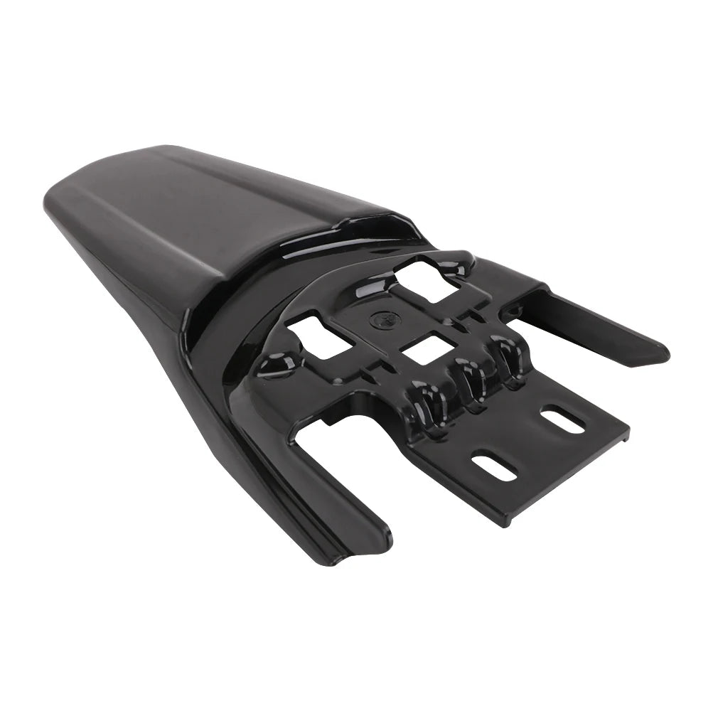 Black extended rear fender for a Sur-Ron Light Bee off-road electric bike