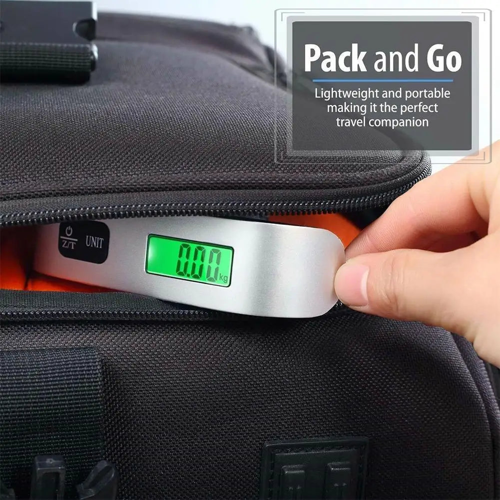 Portable Digital Luggage Scale - 110lb Capacity