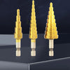 Titanium Step Drill Bit Set — 4 to 20mm Multi-Size Cone Drill