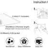 Instruction guide showing how to use a roll of self-adhesive pink marble wallpaper for furniture and countertops.