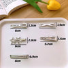 Y2K Silver Star Hairpins Set – 24-Piece Duckbill Clips