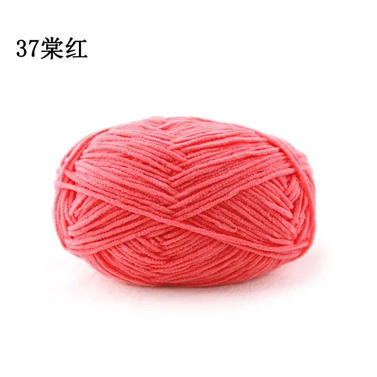 Matte Chenille Yarn for Crochet and Knitting