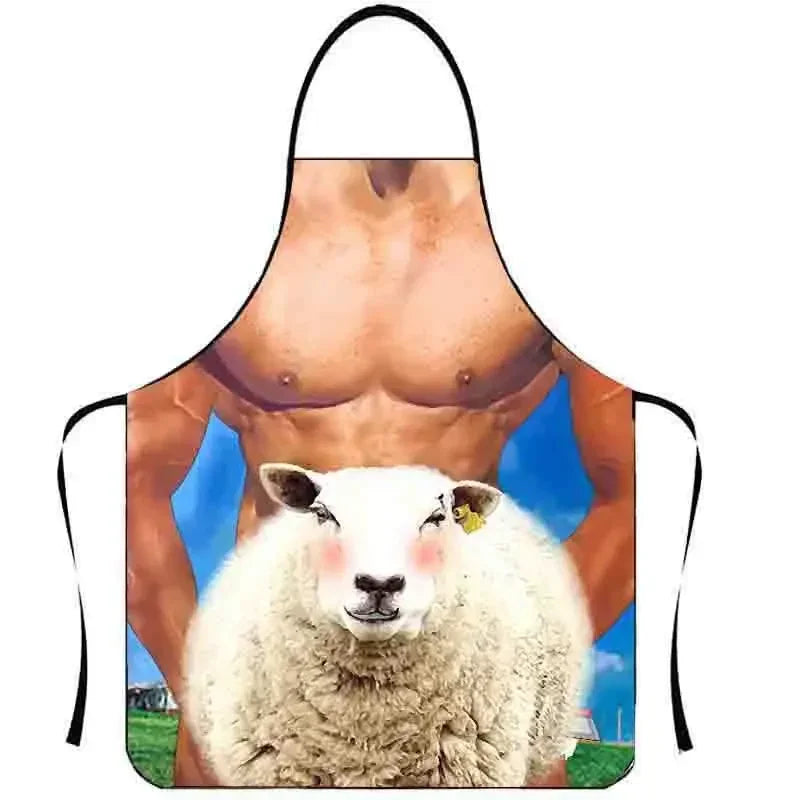 Novelty Bikini Apron for Men – Fun Kitchen & Cleaning Apron