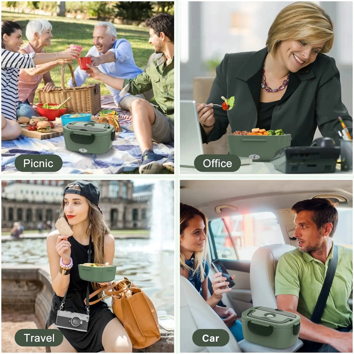 Portable Electric Heated Lunch Box