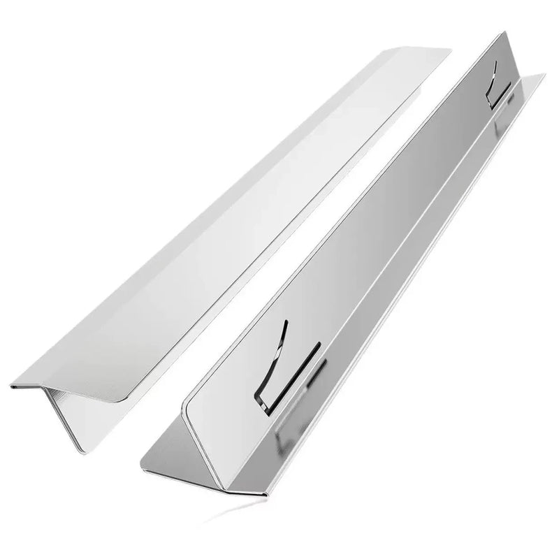 Stainless Steel Stove Gap Covers - 2 Pack
