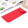 PU Leather Glasses Case with Magnetic Snap Closure