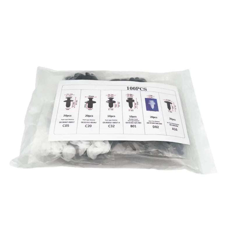 Versatile Automotive Clip and Fastener Assortment Kit