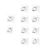 Self-Adhesive Curtain Rod Hooks (Set of 4)