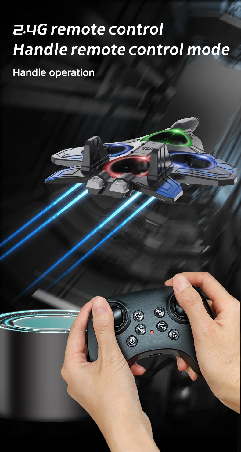 RC Stunt Foam Airplane with LED Lights