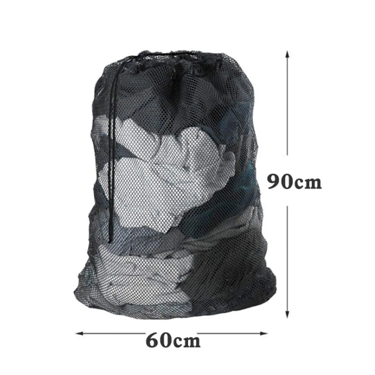 Large Drawstring Laundry Mesh Bag - 60 x 90 cm