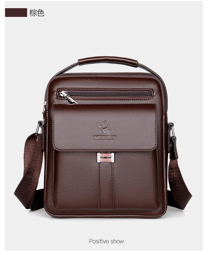 Vintage Waterproof Crossbody Messenger Bag for Men