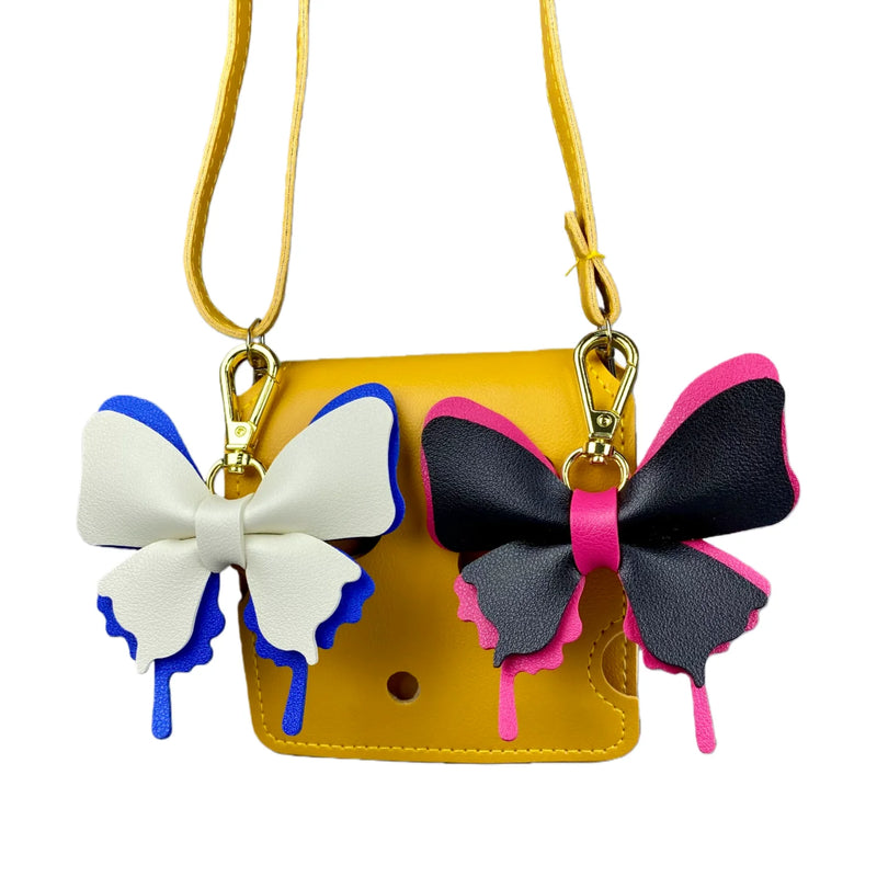 PU Leather Butterfly Bag Charm