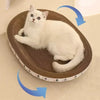 Oval Corrugated Cat Scratcher & Bed
